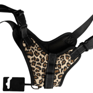 dog harness leopard